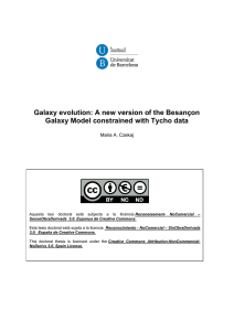 Galaxy evolution: A new version of the Besançon Maria A. Czekaj