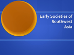 Early Societies of Southwest Asia
