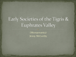 Early Societies of the Tigris & Euphrates Valley