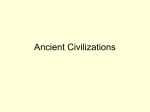 Ancient Civlizations - Holy Spirit Catholic School