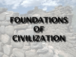 Foundations of Civilization