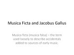 Musica Ficta and