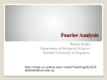 Fourier Analysis - the University of California, Davis