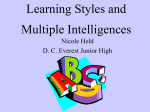 Learning Styles