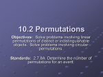 10.2 Permutations