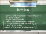 jazz history class 1