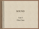 Sound - Unit 5