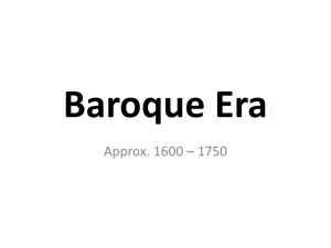 Baroque Era - AMHS Music Home