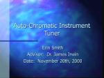 Auto-Chromatic Instrument Tuner