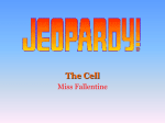 Cell Jeopardy Review