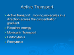 Active Transport