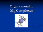 Organometallic MT Complexes