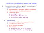 Chapter 1 Structure and Bonding