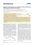 Difference in the Reactivities of H- and Me-Substituted Dinucleating