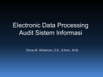Electronic Data Processing * Audit Sistem Informasi