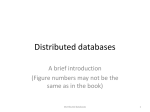 Distributed Databases