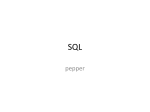 SQL - Adelphi University