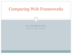 Comparing Web Frameworks