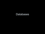 Databases