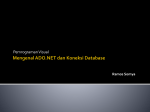 Mengenal ADO.NET dan Koneksi Database