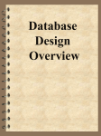 Database Overview - Academic Csuohio
