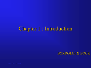 Chapter 1 : Introduction