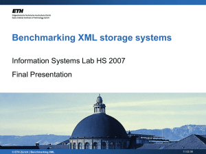 Benchmarking XML storage systems - Index of