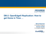 OpenEdge® Replication