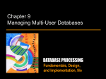 Fundamentals, Design, and Implementation, 9/e DATABASE