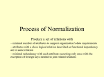 Normalization