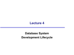 Database System Development Life Cycle