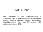 JDBC - SNS Courseware