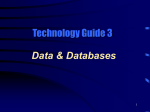 Data & Databases