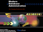 Modern Database Administration