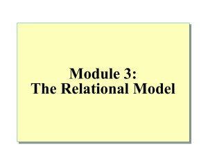 Relational Model