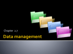 FILE ORGANIZATION