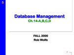 Database Management