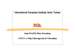 International Computer Institute, Izmir, Turkey SQL, MySQL and PHP