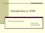 Introduction to XML