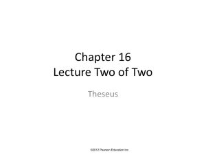 The Begetting of Theseus