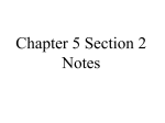 Chapter 5 Section 2 Notes