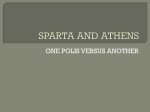 SPARTA AND ATHENS