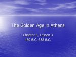 The Golden Age in Athens