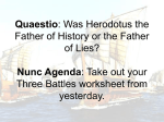Quaestio: How did victory in the war with Persia change Greece