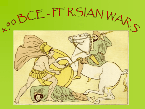 Persian Wars Notes