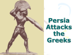 Persia Attacks the Greeks