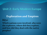 Unit 2: Early Modern Europe