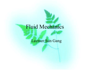 Fluid Mechanics - 上海交通大学工程力学教学基地