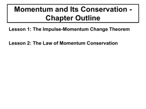 Momentum and Its Conservation