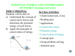 Conservation of Energy